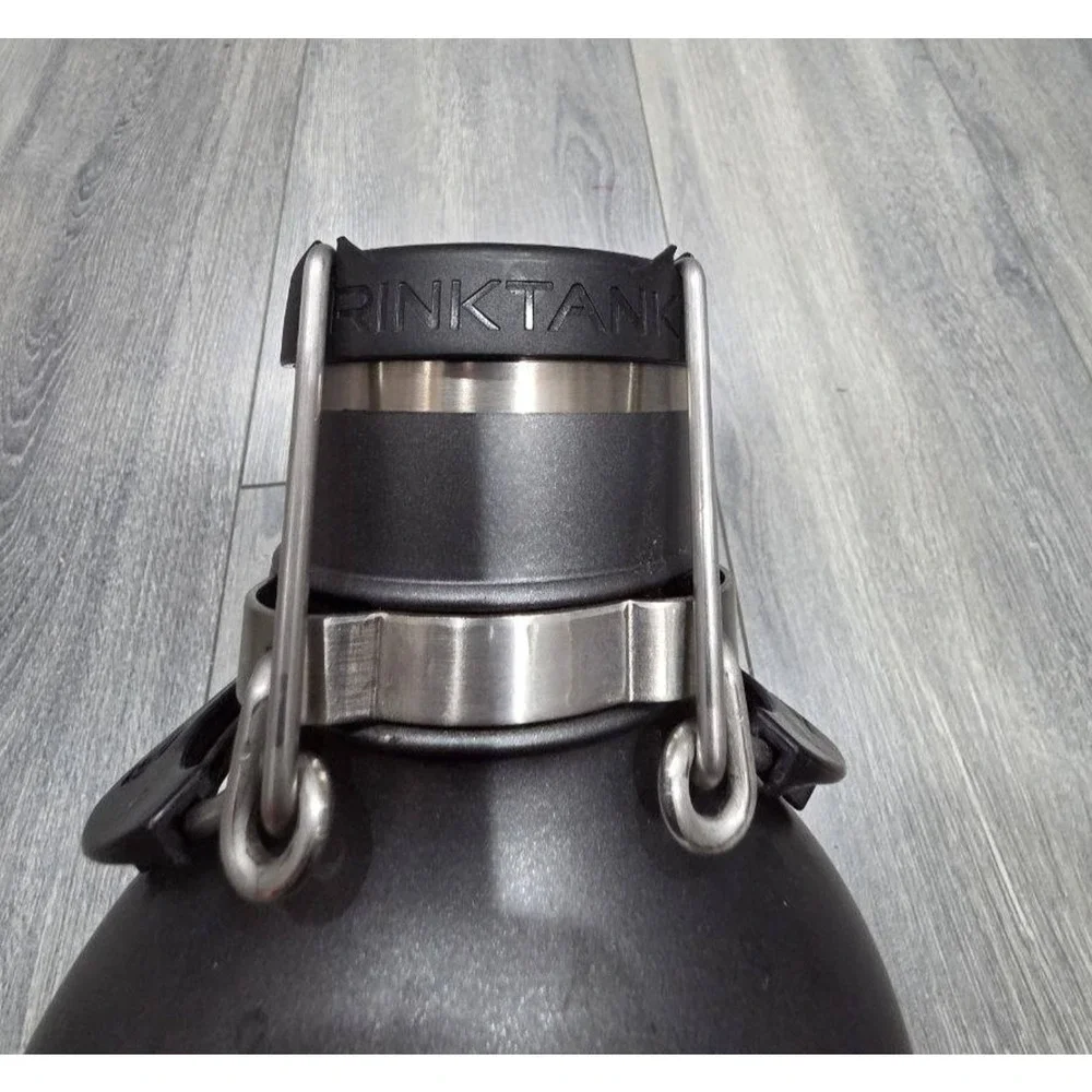Drink Tanks Black 64oz Stainless Steel Insulated Growler Camping Outdoor termos